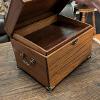 Teak Keepsake Box (open)